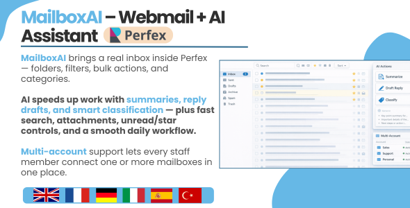 MailboxAI - Webmail + AI Assistant For Perfex CRM V.1.0.0