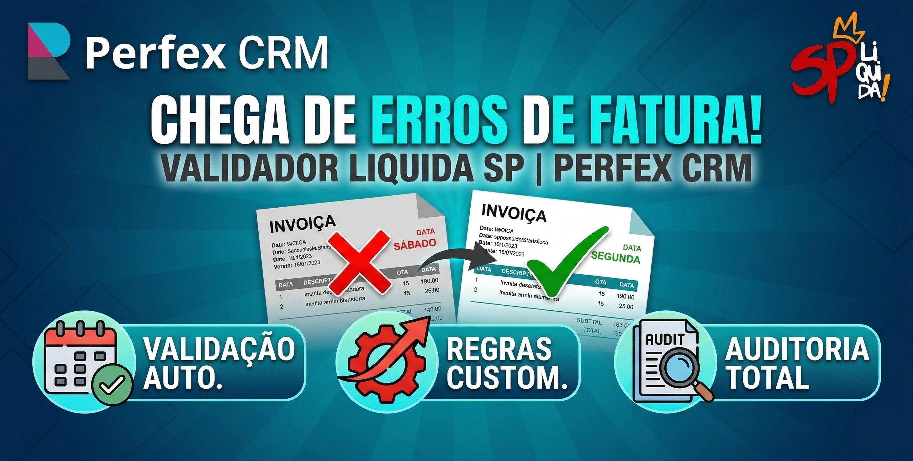 Liquida SP | Validador Bancário para Invoices no Perfex CRM V.1.0.0
