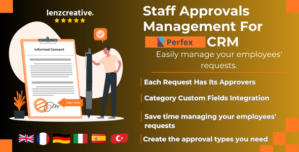 Staff Approvals Management For Perfex CRM V.1.2.0